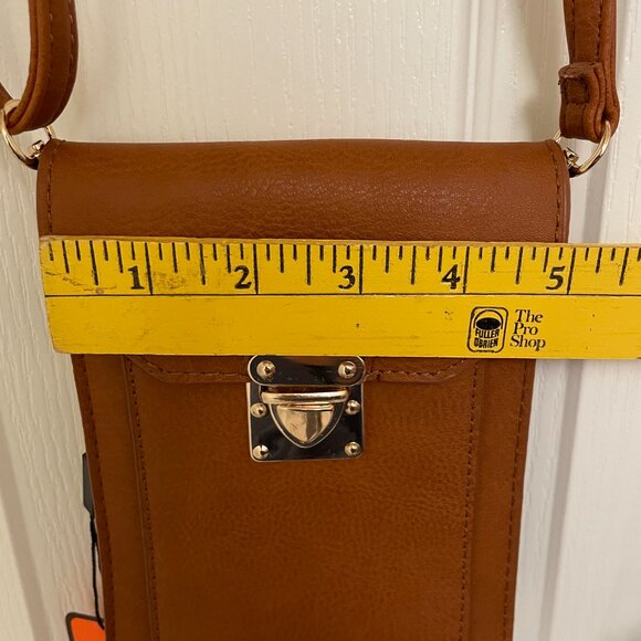 Alba faux/vegan leather cross body cell phone purse NWT - Picture 12 of 12